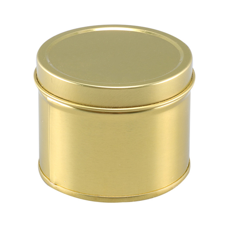 Gold Tin Cans Silver Candle Tin Box Black Candle Tins