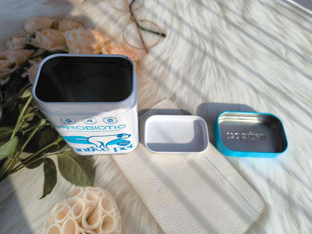 Boost Your Pet Companion's Health with Dog Supplements Tin Box