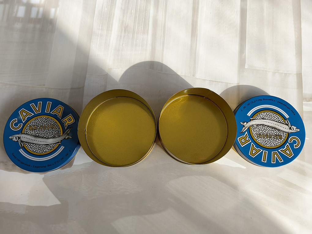 500g caviar tins-Dongguan Falcon Vision Packing Products CO.,Ltd