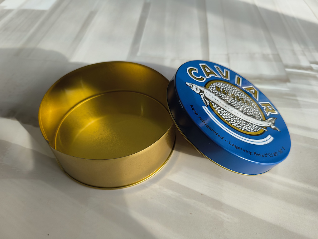 500g caviar tins-Dongguan Falcon Vision Packing Products CO.,Ltd