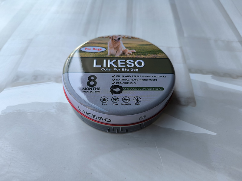 Durable Big Dog Collar Tin Box - Premium Storage for Pet Accessories