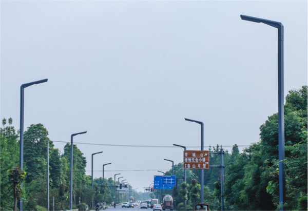 都江堰道路照明工程助力三国首脑会议在成都召开