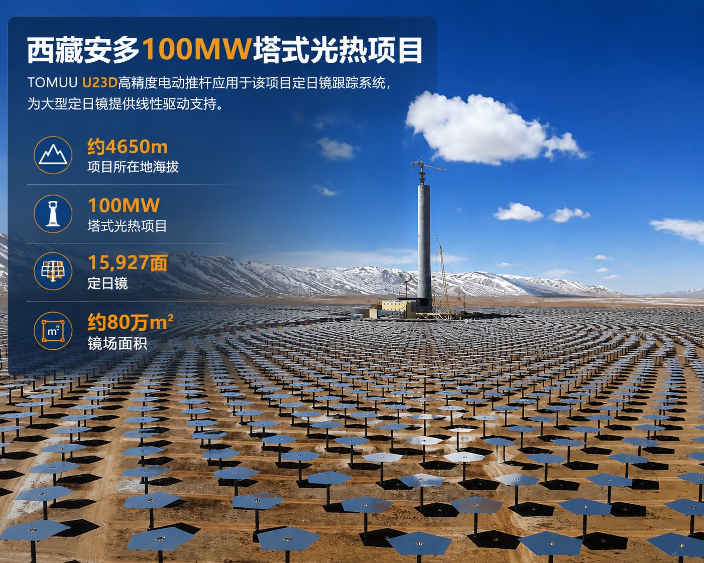 西藏安多100MW塔式光热项目