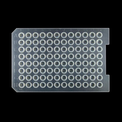 962615， Pre-Slit Clear Silicone/PTFE Cap Mat for Low Profile  Collection Plates   5/Qty
