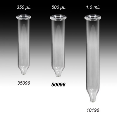 10196S， 1.0 mL Silanized Conical Glass Inserts 100/Qty