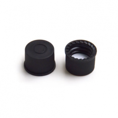 WP-C82， 黑色实心聚丙烯螺旋盖 Φ8mm 100/包