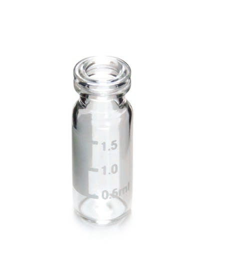 WP-V1023， 2ml 透明钳口卡口瓶 带书写处 11.6*32mm 100/盒