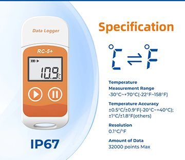RC-5+ Temperature Data Logger