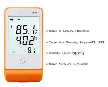 GSP-6 Temperature and Humidity Data Logger Recorder