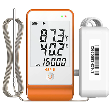 GSP-6 Temperature and Humidity Data Logger Recorder