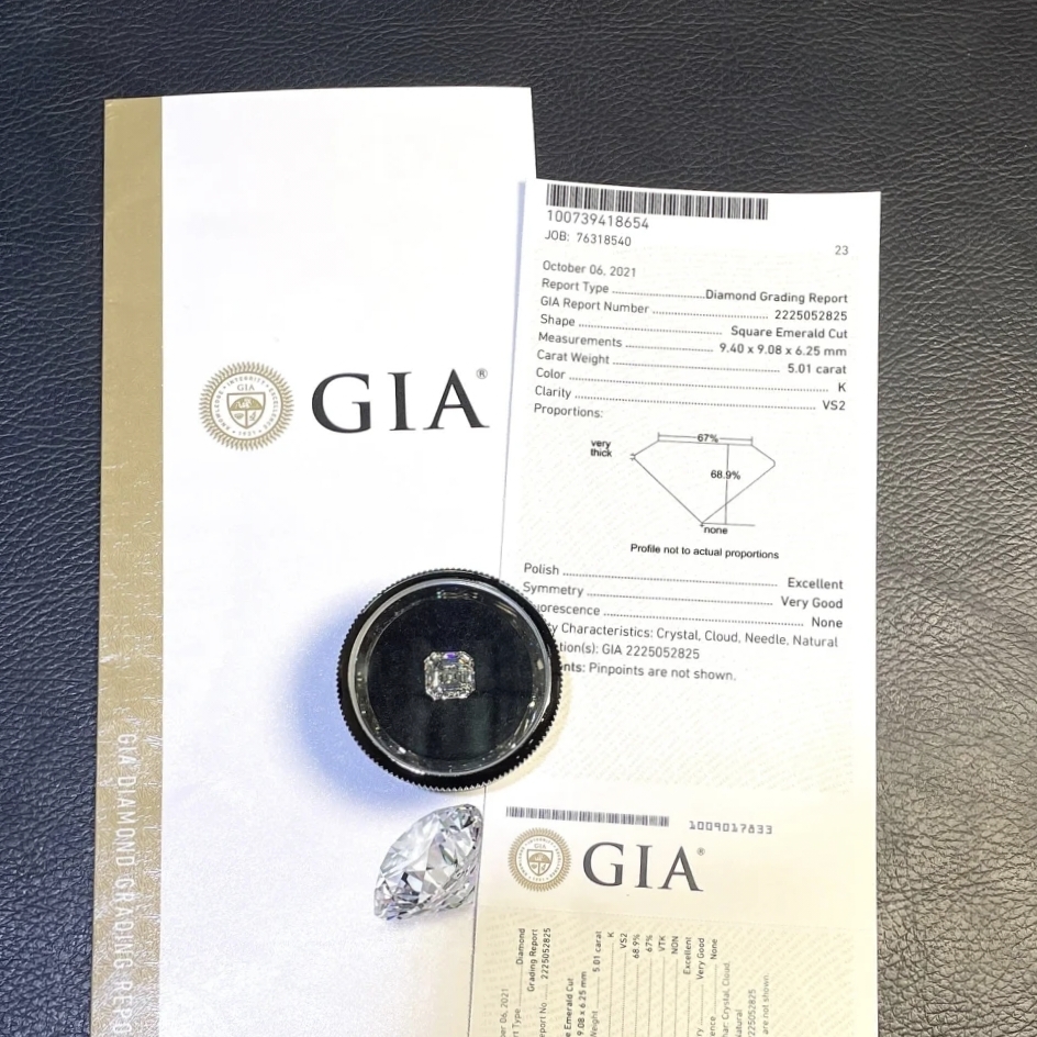 3ct 阿斯切裸钻实验室培育钻石