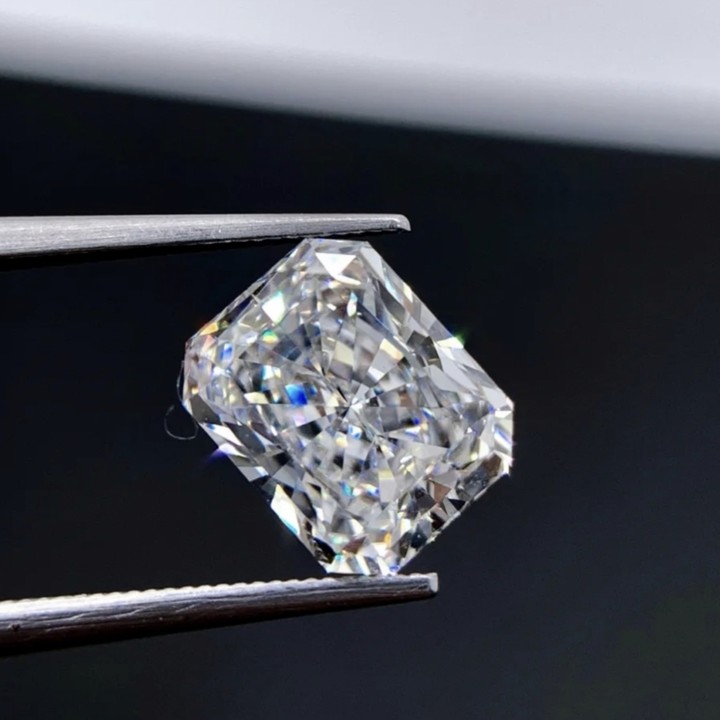 2ct Radient Cut CVD HPHT Lab Diamond