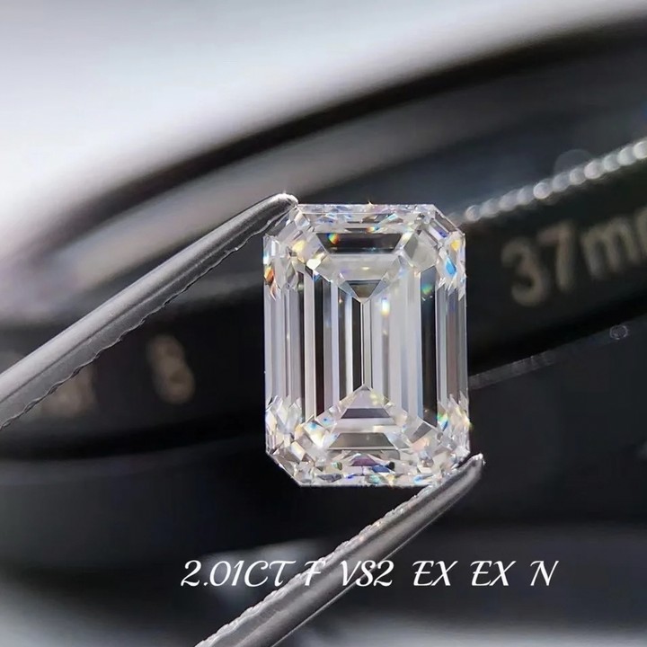 3ct Emerald Cut CVD HPHT Lab Diamond