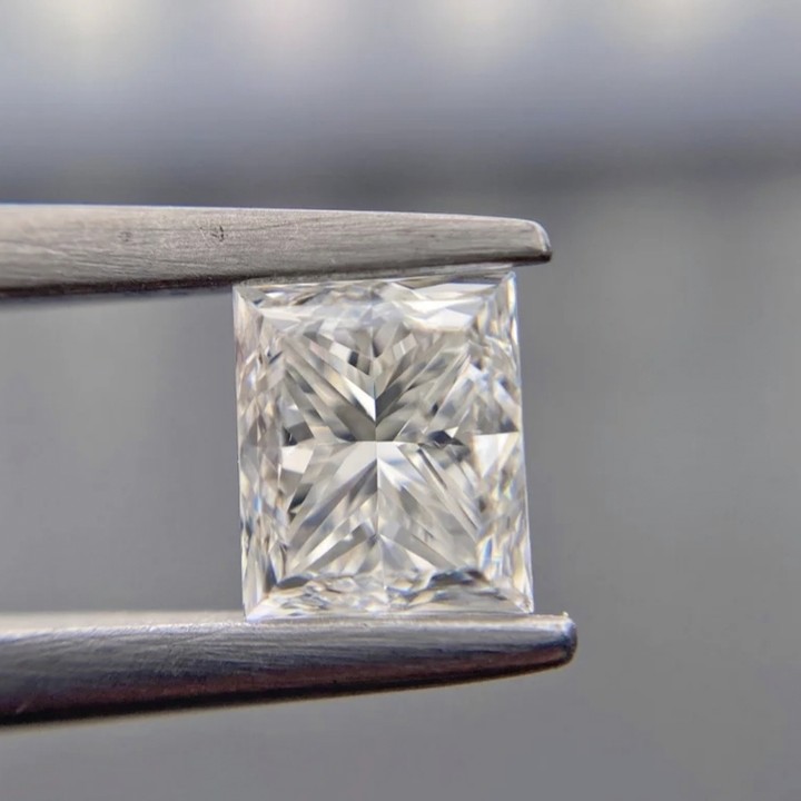 3ct Princess Cut CVD HPHT Lab Diamond