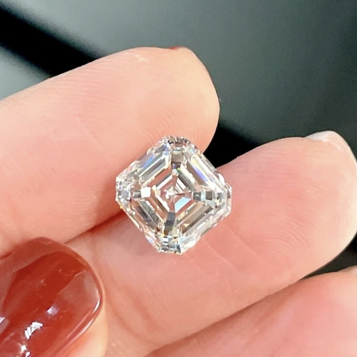 1.5ct Ascher Cut CVD HPHT Lab Diamond