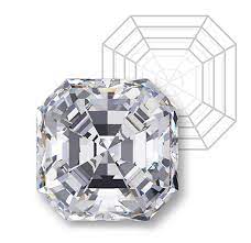 1ct Ascher Cut CVD HPHT Lab Diamond