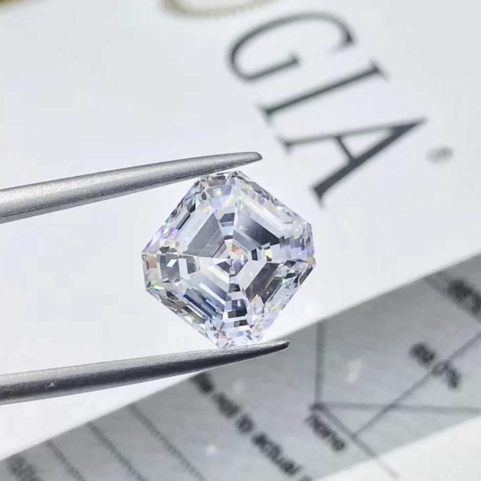 1ct Ascher Cut CVD HPHT Lab Diamond