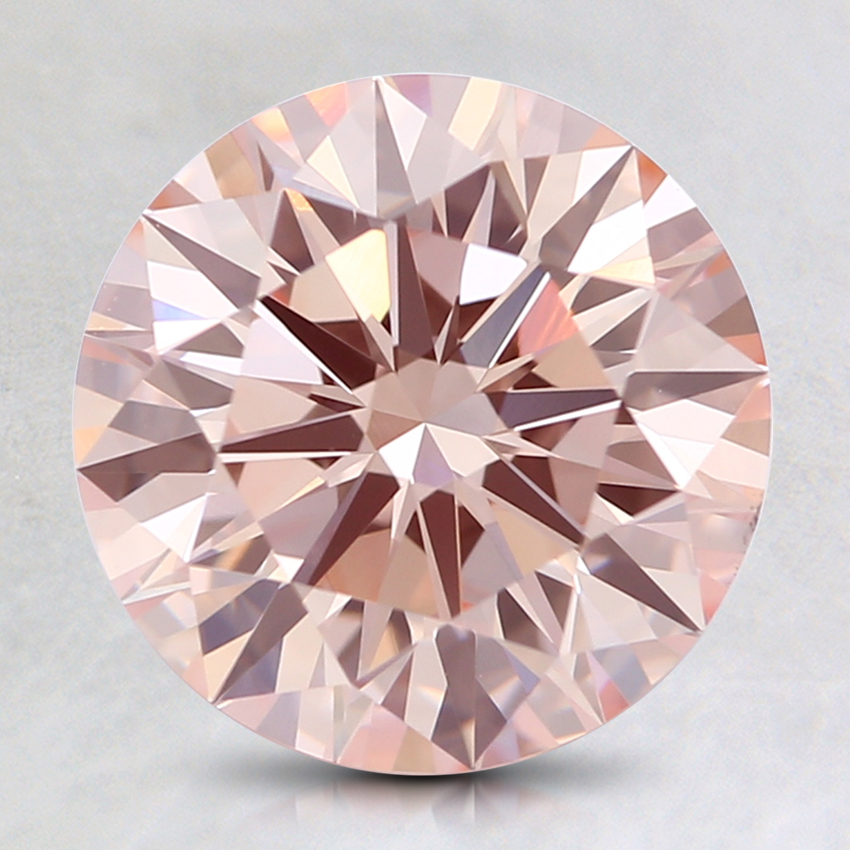 5ct Round Cut Pink CVD/HPHT Loose Diamond