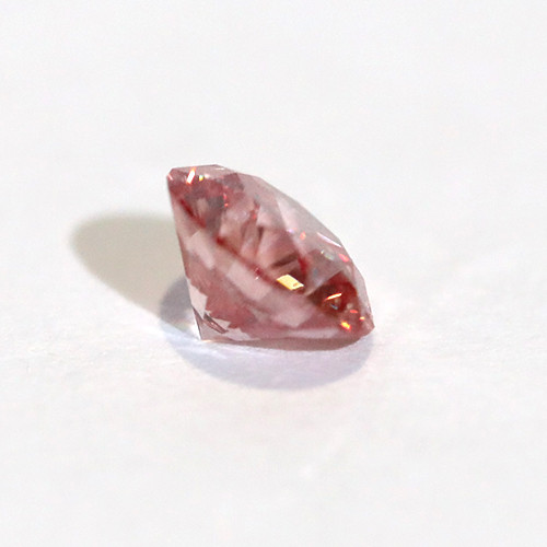 6ct Round Cut Pink CVD/HPHT Loose Diamond