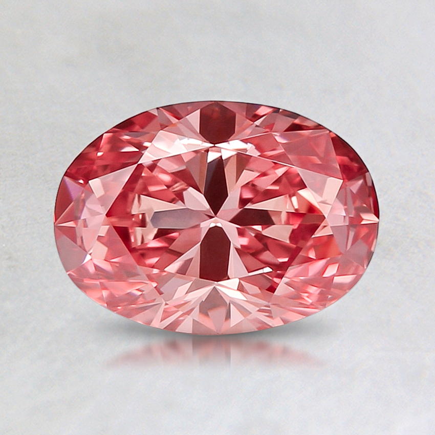 5ct Oval Cut Pink CVD/HPHT Loose Diamond