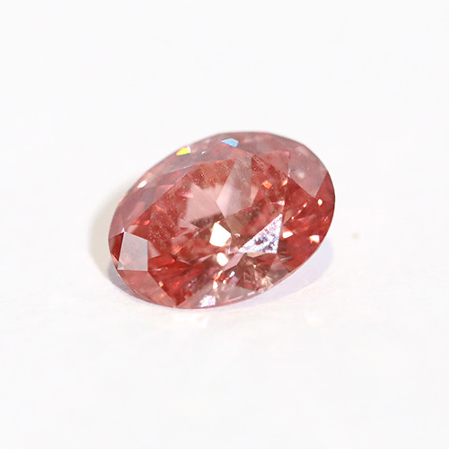 6ct Oval Cut Pink CVD/HPHT Loose Diamond