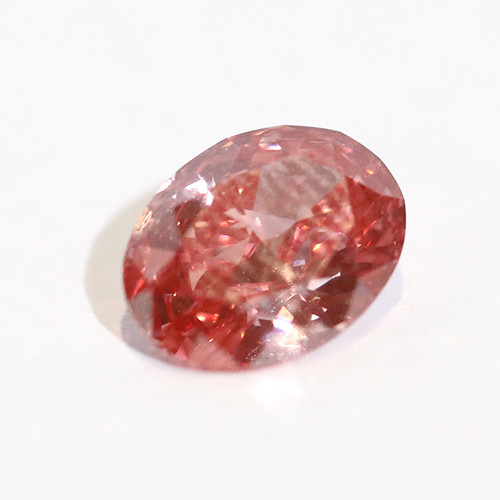 6ct Oval Cut Pink CVD/HPHT Loose Diamond