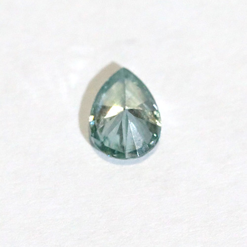4ct Pear Cut Blue CVD/HPHT Synthetic Lab Loose Diamond
