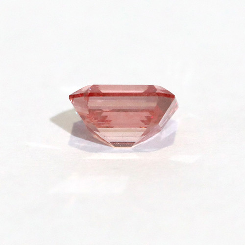 2ct Emerald Cut Pink CVD/HPHT Lab Loose Diamond