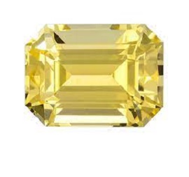 4ct Emerald Cut Yellow CVD/HPHT Lab Loose Diamond