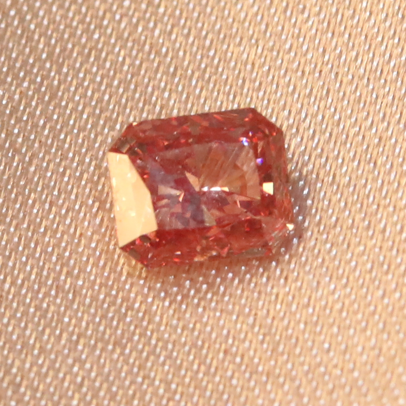 4ct Radiant Cut Pink CVD/HPHT Lab Grown Loose Diamond