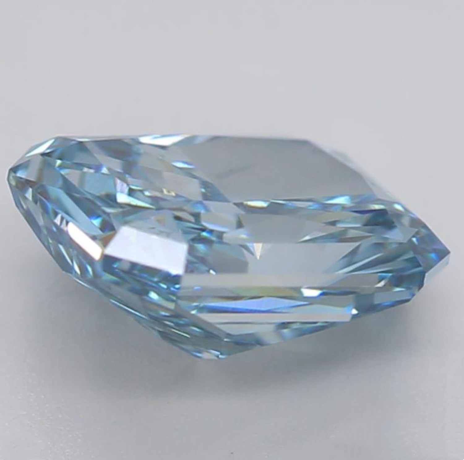 1ct Radiant Cut Blue CVD/HPHT Lab Grown Loose Diamond