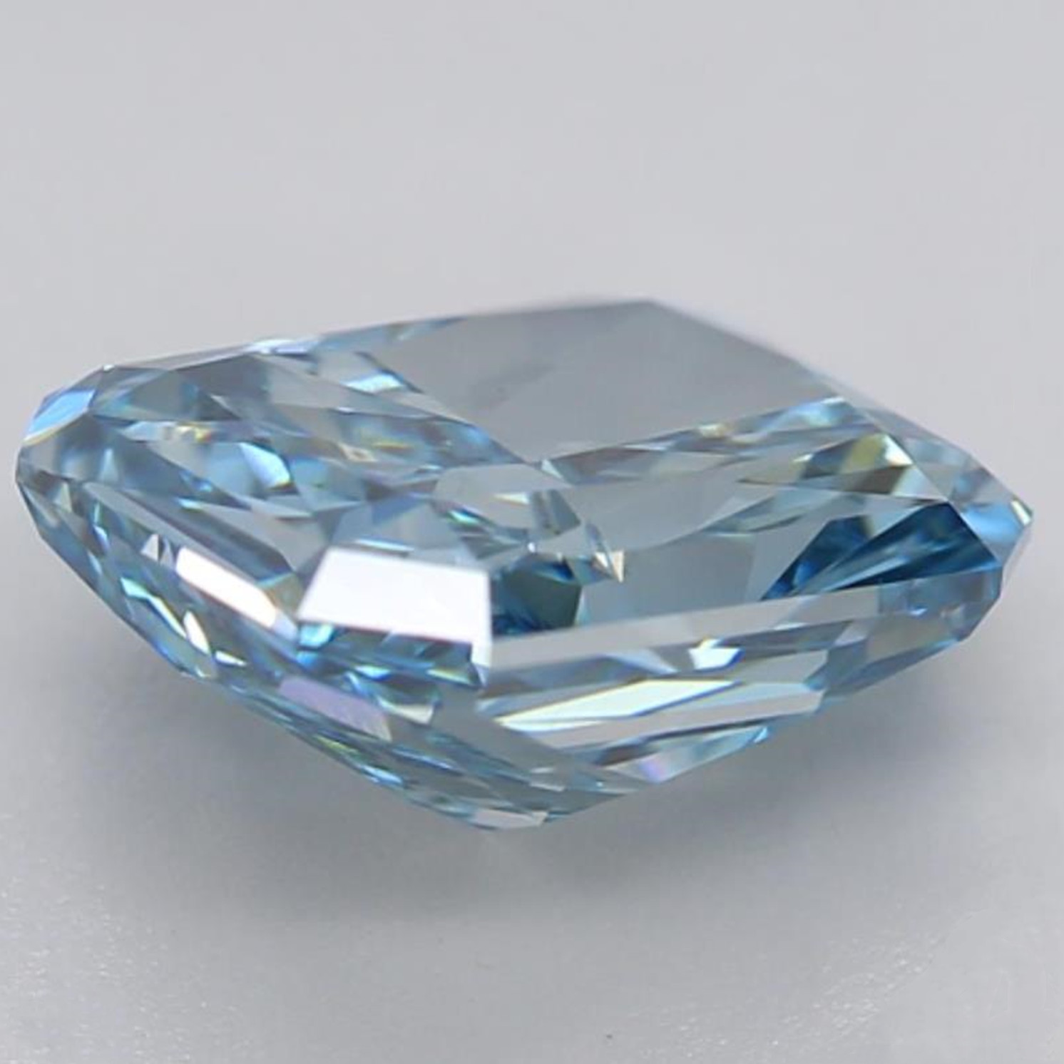 2ct Radiant Cut Blue CVD/HPHT Lab Grown Loose Diamond