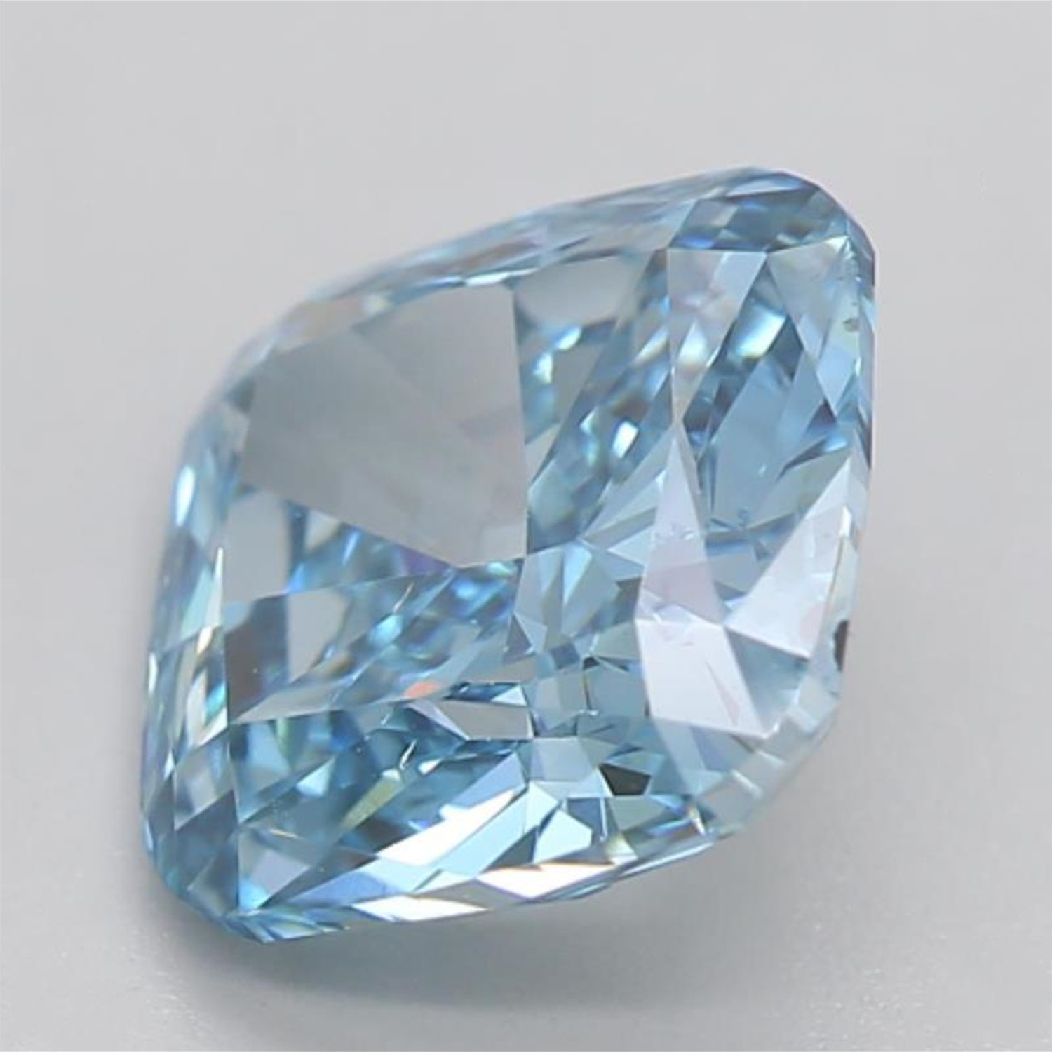 6ct Radiant Cut Blue CVD/HPHT Lab Grown Loose Diamond