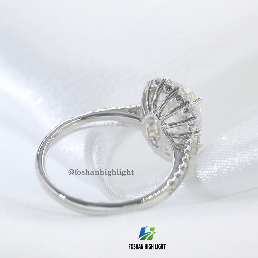 diamond manufacturinglab created cvd diamond ring in goldlab grown diamond gold rings