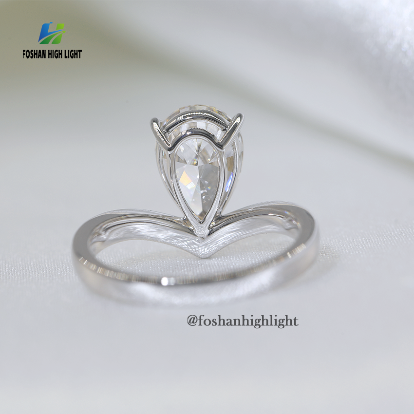 lab grown diamond engagement ringcvd diamond ring in gold18k gold ring women