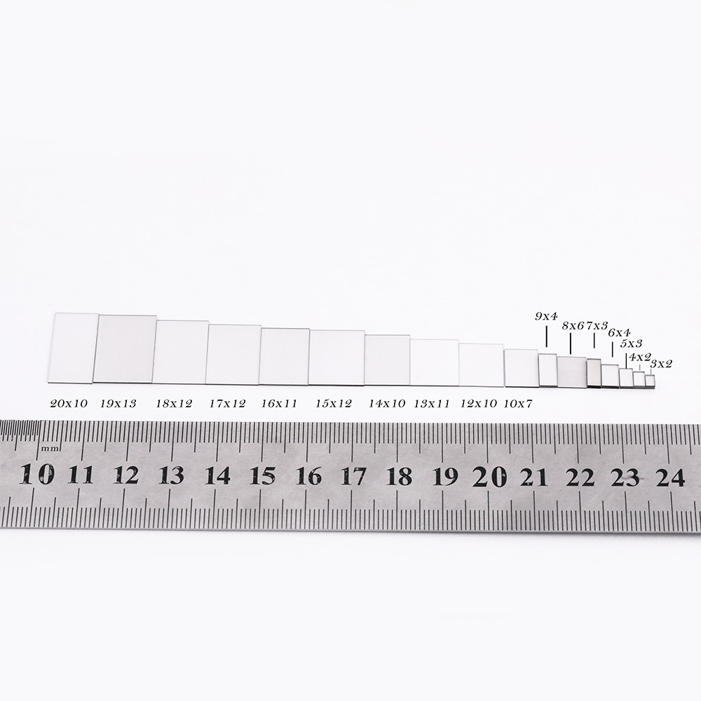 3-20mm rectangular size CVD diamond single crystal