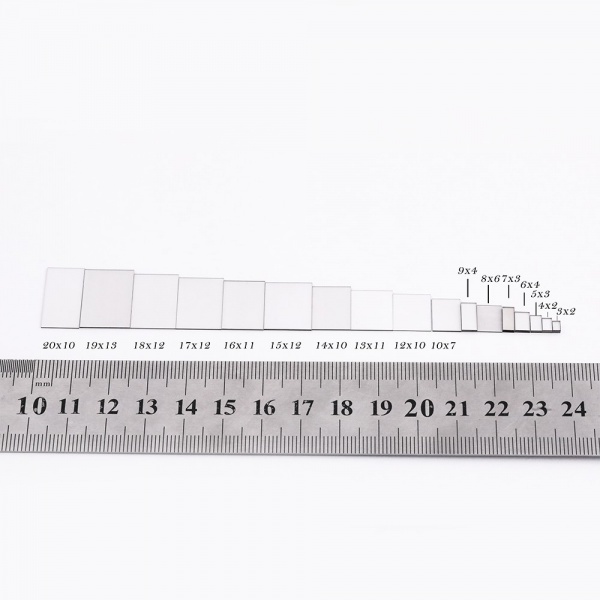 3-20mm rectangular size CVD diamond single crystal