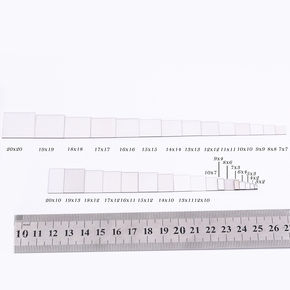 3-20mm rectangular size CVD diamond single crystal