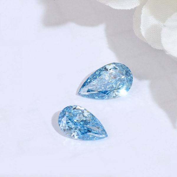 Wide range of parameters Multiple stocks Pear shape Loose diamonds CVD blue diamonds