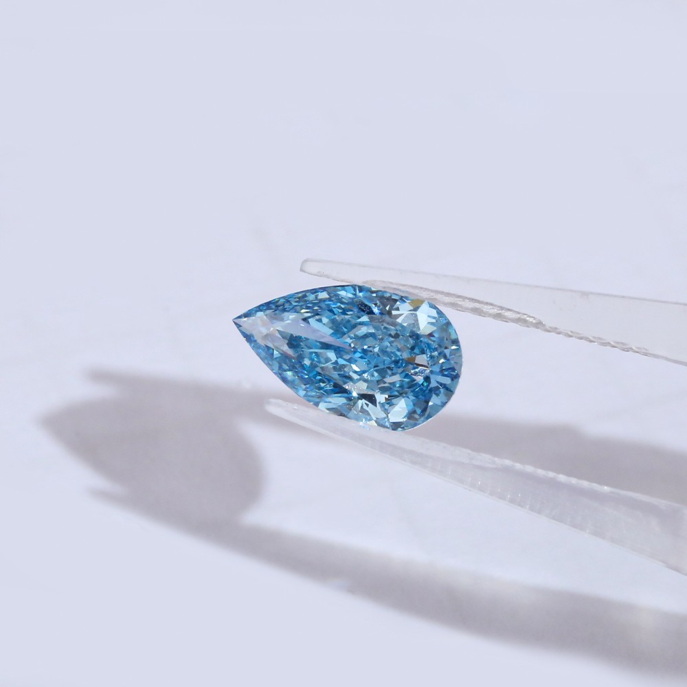 Wide range of parameters Multiple stocks Pear shape Loose diamonds CVD blue diamonds