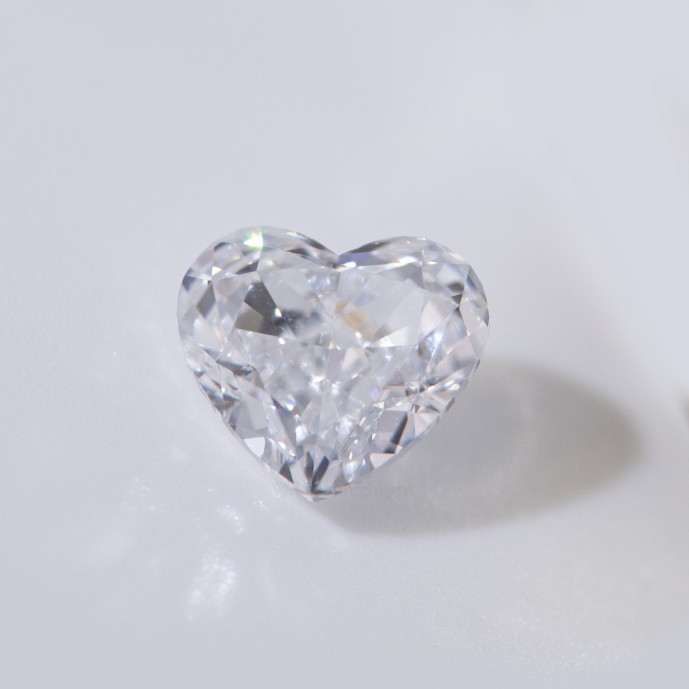 More Stock Heart Cut Loose Diamonds CVD White Loose Diamonds