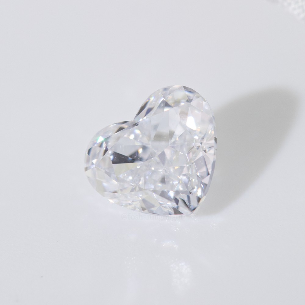 More Stock Heart Cut Loose Diamonds CVD White Loose Diamonds