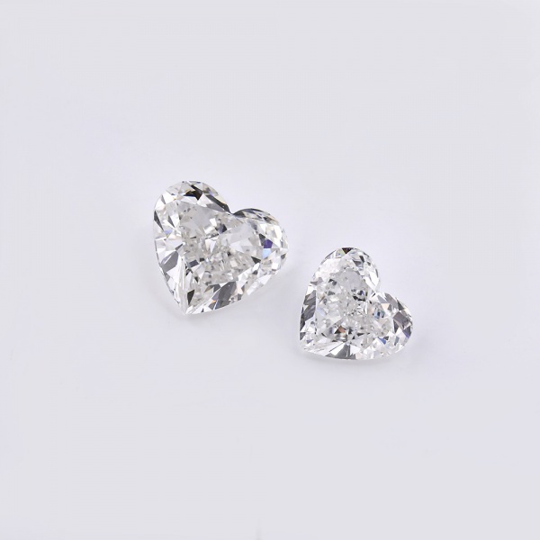 More Stock Heart Cut Loose Diamonds CVD White Loose Diamonds