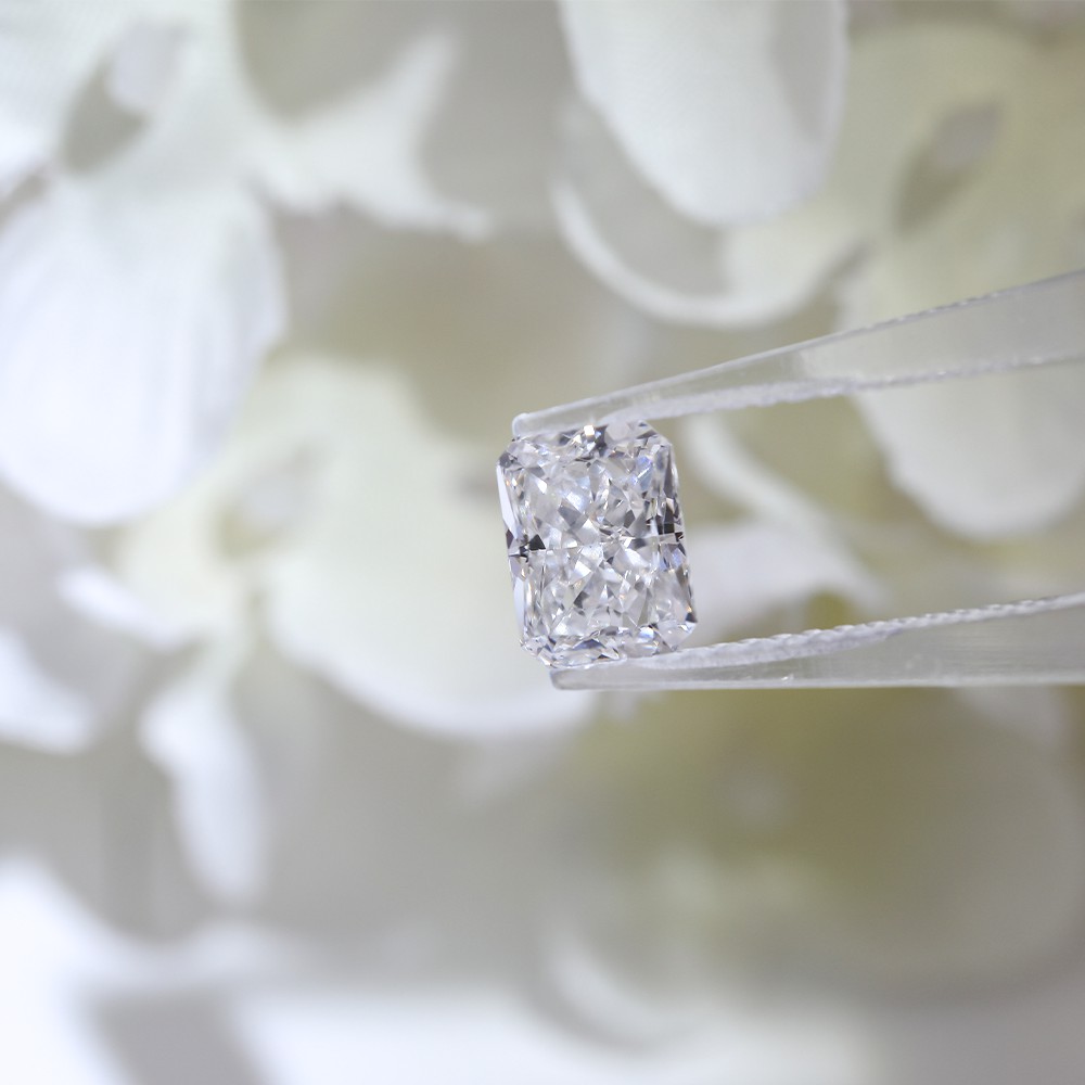 More Stock Radiant Cut Loose Diamonds CVD White Loose Diamonds