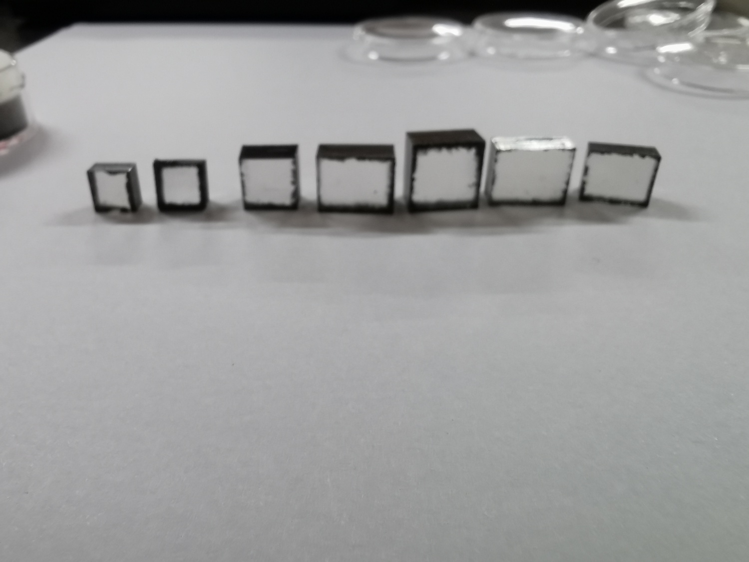 7x7x4.4mm 3.5-4ct  Diamante en bruto CVD