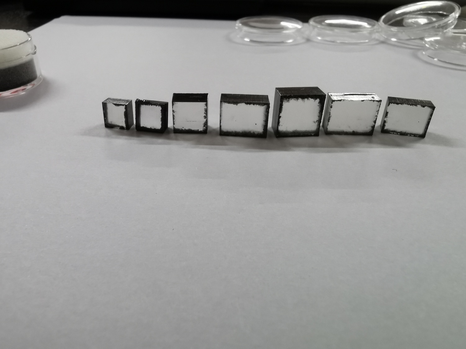 7x7x4.4mm 3.5-4ct  Diamante en bruto CVD