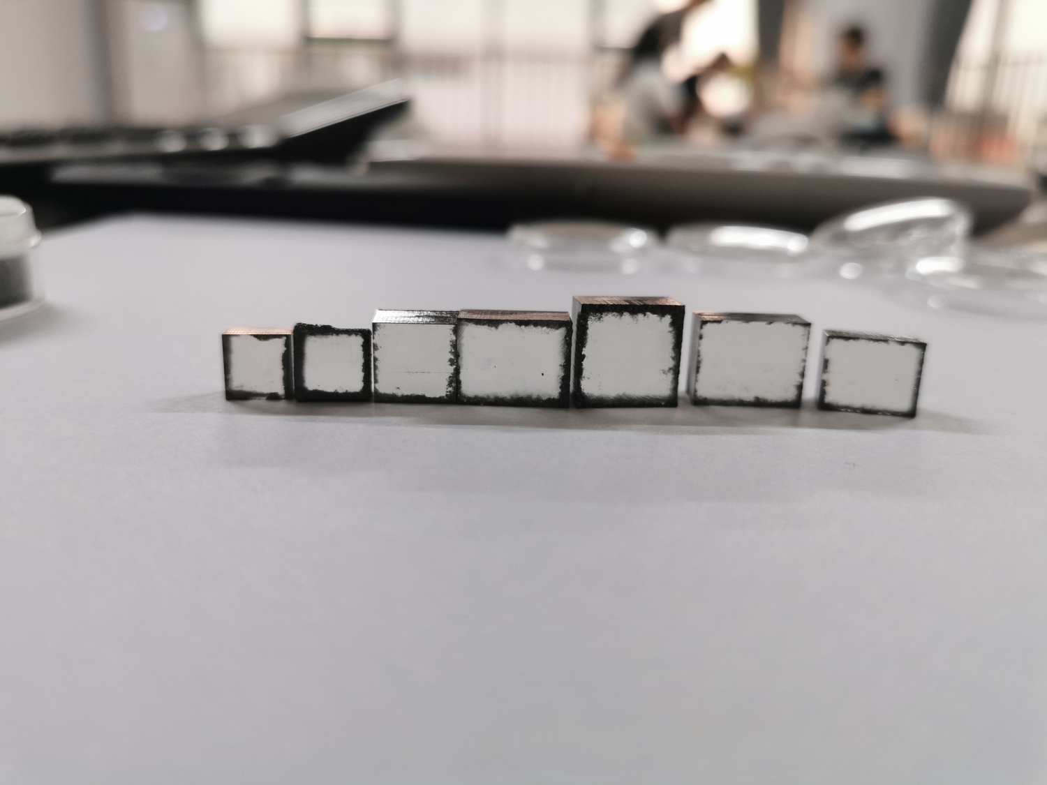 8x8x5mm 5.2-5.6ct  Diamante en bruto CVD