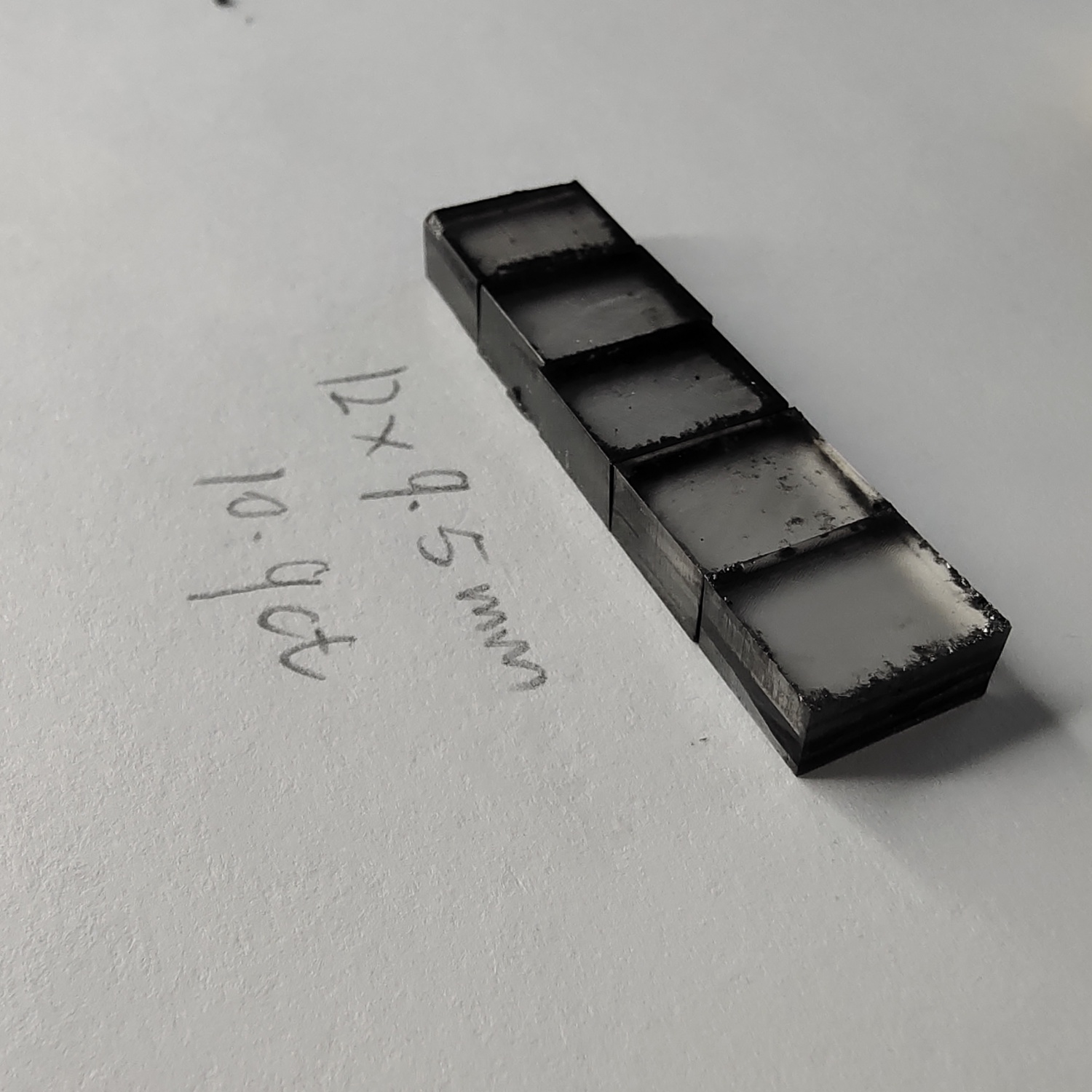 10x10x6.2mm 10.5-11.5ct  Diamante en bruto CVD