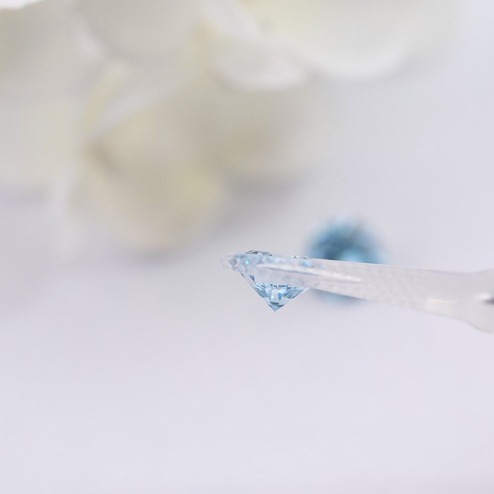 Amplia gama de parámetros Múltiples stocks Diamantes redondos sueltos Diamantes azules CVD