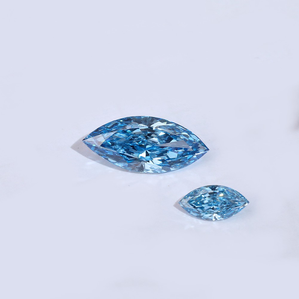 Amplia gama de parámetros Múltiples stocks Forma marquesa Diamantes sueltos Diamantes azules CVD